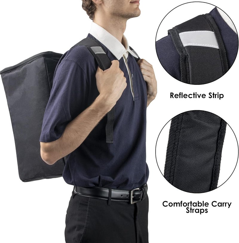 Trailmaker Insulated Food Delivery Backpack with Drink Cup Holders, Pocket, Reflectors for Groceries, Dashers | Insulated, Food Delivery, with Drink Cup Holders, Pocket, Reflectors, for Groceries, Dashers - Image 5